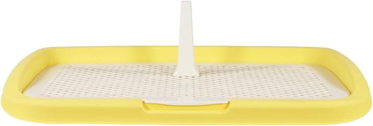 Pet potty training for Small to Medium dogs, Durable plastic dog training tray with Column and Detachable grid design, Sturdy indoor/outdoor pet toilet, Easy to clean 48 cm