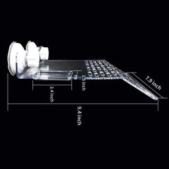 Turtle Tank Platform, Turtle Basking Platform Aquarium Animal Transparent Sink Wharf for small pet sun bathing resting, Reptile Habitat, Climbing shelf Floating Decor with Sucker Cap