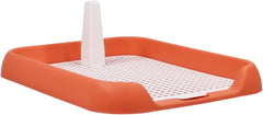 Dog potty toilet training tray for small to medium dogs, Durable plastic dog pee pad with Column design and Detachable grid design, Easy to clean, Ideal for indoor & outdoor 45 cm