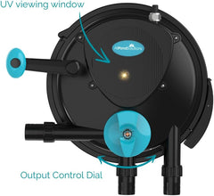 AllPondSolutions Pressurised Koi Fish Pond Filter with UV Steriliser – All in one UV Pond Filter System - Easy to Clean & Maintain - for Outdoor Ponds Up to 5000 litres - PFC-5000