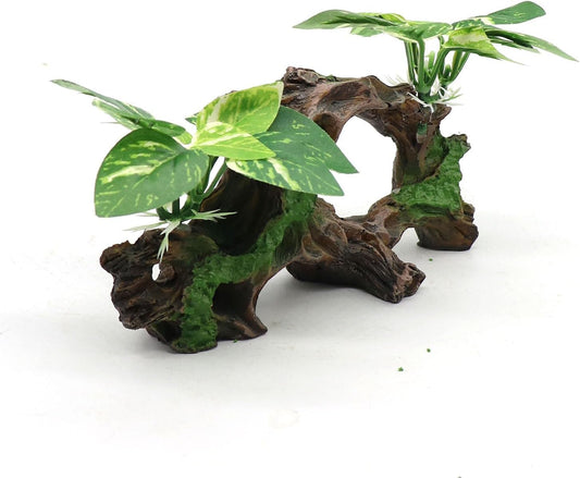 Aquarium Driftwood for Fish Tanks & Reptile Terrariums, Safe Fish Tank Decoration, Easy to Clean Aquarium Decor Accessories, Betta Fish Tank (6.4“*4”*2.4“)