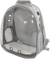 Pet backpack, Transparent breathable portable carrying bag, Airline-approved for cats and small dogs, Pet carrier designed for Travel, Hiking, and shopping outdoor