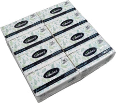 8Pcs Embossed Facial tissue with 4ply, Natural wood pulp, and Eco-friendly material, Durable & Absorbent cleaning tower for Home, Office, and Outdoor use, Soft & Gentle, 100 sheets_1Pac (White)