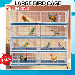 Partition Cage, Large Bird Cage and Breeding Cage