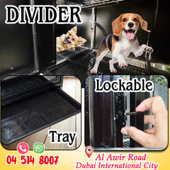 9-Zone Modular Partition Pet Cage with Wheels, Multi-Layer Heavy Duty Dog Kennel System, Stackable Pet Boarding Enclosure for Groomers, Shelters & Breeders, Lockable Doors, Indoor Pet Housing