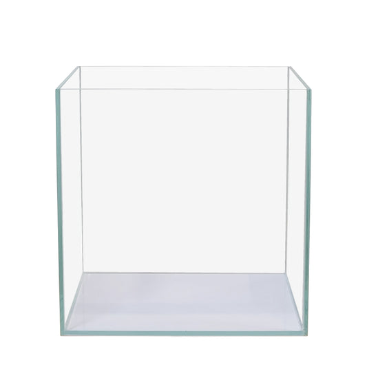 Ultra Clear Rimless Glass Aquarium Tank, Transparent Fish Tank for Freshwater & Saltwater Aquariums, Crystal Clear Glass Display Tank for Betta Fish, Shrimp, Aquascaping & Home Office Decor (27 L/15L)