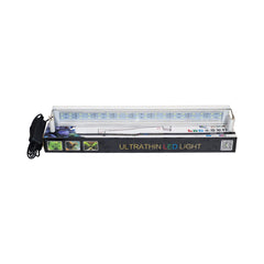 Ultra Thin LED Aquarium Light, XML-50 Fish Tank Light with High Brightness and Wide Light Coverage, Adjustable Width, Easy to Install, Energy Efficient Lighting for Freshwater and Planted Aquariums