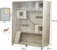 WOODEN CAT VILLA (N120)