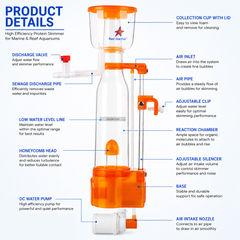 AQUARIUM PROTEIN SKIMMER SQ-50 PRO/SQ-70 PLUS/SQ-90 PLUS
