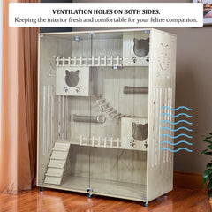 WOODEN CAT VILLA (N120)