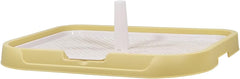 Dog potty training toilet, Portable dog toilet for medium to large dogs, Durable Leak-proof plastic dog tray with Column design and Detachable grid design, Easy to clean 54 cm