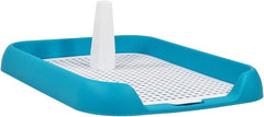 Dog potty toilet training tray for small to medium dogs, Durable plastic dog pee pad with Column design and Detachable grid design, Easy to clean, Ideal for indoor & outdoor 45 cm