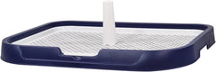 Dog potty training toilet, Portable dog toilet for medium to large dogs, Durable Leak-proof plastic dog tray with Column design and Detachable grid design, Easy to clean 54 cm