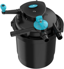 AllPondSolutions Pressurised Koi Fish Pond Filter with UV Steriliser – All in one UV Pond Filter System - Easy to Clean & Maintain - for Outdoor Ponds Up to 5000 litres - PFC-5000