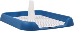 Dog potty toilet training tray for small to medium dogs, Durable plastic dog pee pad with Column design and Detachable grid design, Easy to clean, Ideal for indoor & outdoor 45 cm