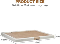 Large Dog Potty Tray Training Seat | Dog Toilet Pee Tray | Pee Pads for Dogs | Puppy Pee for Indoor & Outdoor Use | Keep Paws, Floor Clean & Portable