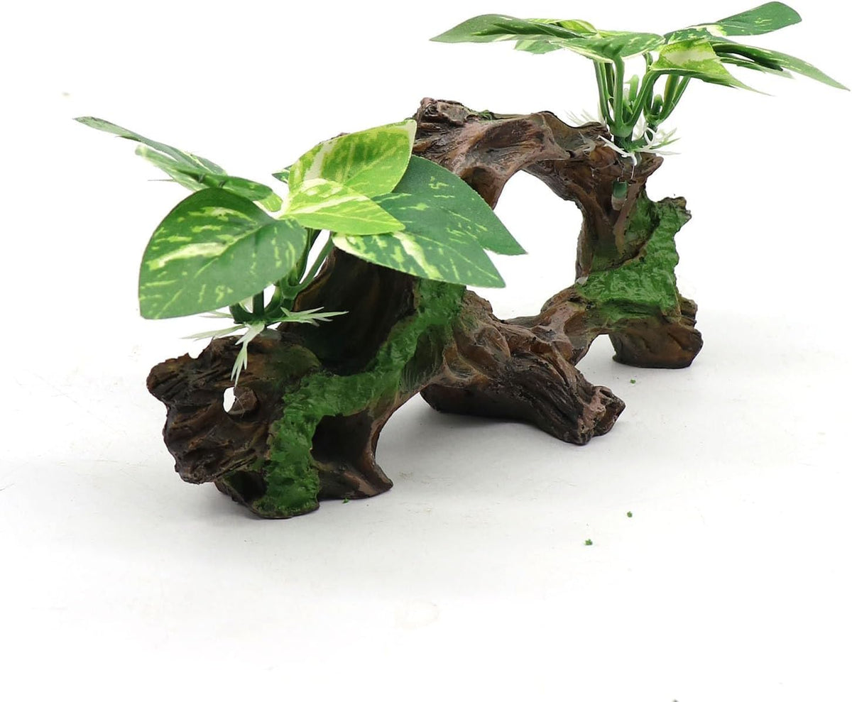 Aquarium Driftwood for Fish Tanks & Reptile Terrariums, Safe Fish Tank Decoration, Easy to Clean Aquarium Decor Accessories, Betta Fish Tank (6.4“*4”*2.4“)