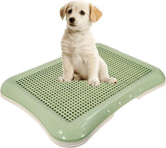 Dog toilet training for large dogs, Durable plastic flat dog toilet with Detachable design and Anti-slip bottom, Pet potty pee pad holder, Ideal for indoor & outdoor, Easy to clean 64 cm