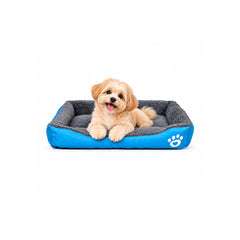 Pet bed with Soft plush, Low entry, Portable and Lightweight, 61 cm Cozy indoor lounger for small Dogs and Cats, Pet cushion with Raised sides, Comfortable, Warm, Washable & Breathable Pet Sofa
