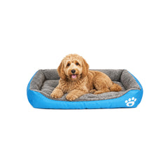 Pet bed with Soft plush, Low entry, Portable and Lightweight, 73 cm Cozy indoor lounger for small Dogs and Cats, Pet cushion with Raised sides, Comfortable, Warm, Washable & Breathable Pet Sofa
