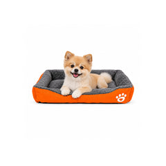 Pet bed with Soft plush, Low entry, Portable and Lightweight, 61 cm Cozy indoor lounger for small Dogs and Cats, Pet cushion with Raised sides, Comfortable, Warm, Washable & Breathable Pet Sofa