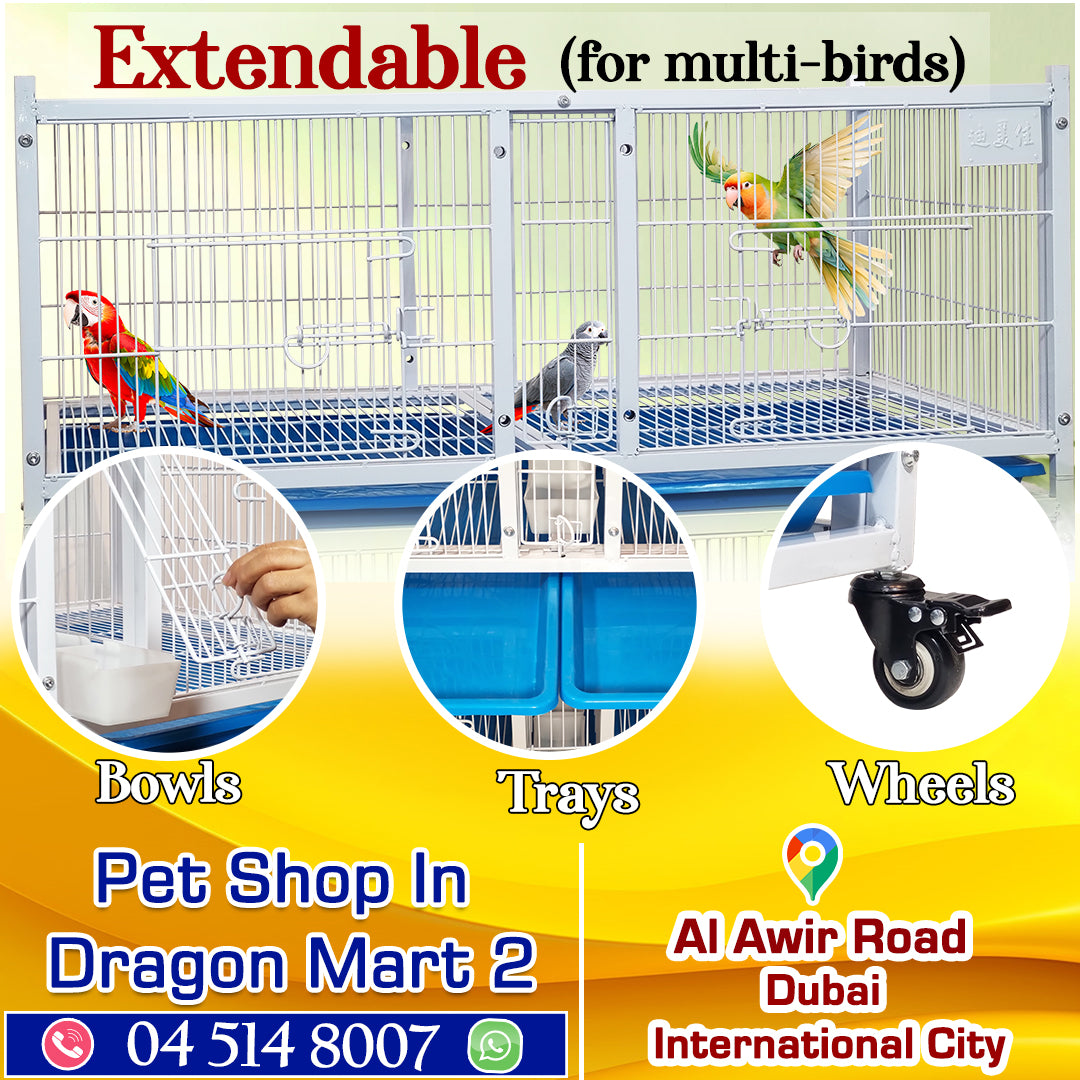 Partition Cage, Large Bird Cage and Breeding Cage
