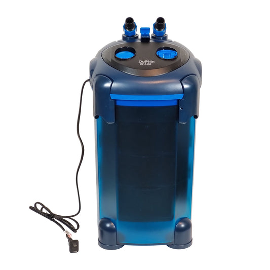 Canister Filter, External Aquarium Filter for Fish Tanks | 1400L/h Maximum Flow, 26W Powerful Water Circulation, Multi-Stage Filtration, Ultra-Quiet Operation, Easy Setup and Maintenance