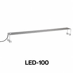 LED Aquarium Light for Fish Tanks, White LED Aquarium Lighting with Adjustable Extendable Brackets for Freshwater Aquariums, 4 Size Options