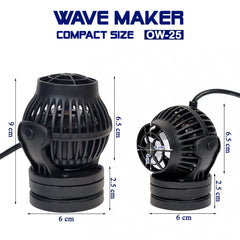 Wave Maker for Aquarium, Adjustable Water Flow Pump for Fish Tanks, 700-8500L/H Flow Rate, Multiple Flow Modes, 360° Adjustable Direction, Strong Magnetic Mount, Quiet Water Circulation Pump
