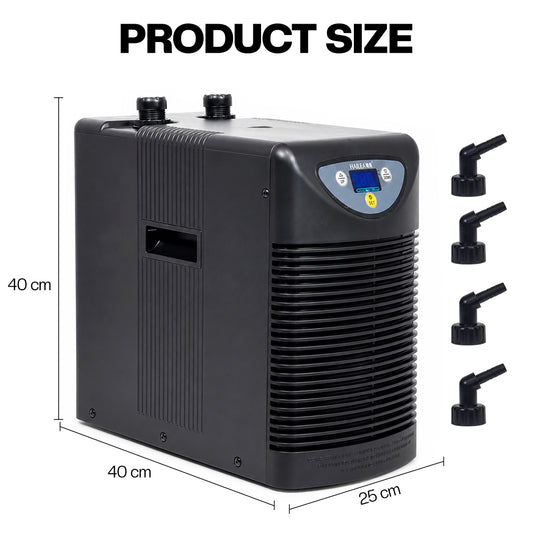 Pond Chiller HC-150A, Digital Water Cooling System for Koi Ponds, Fish Ponds & Aquaculture, Adjustable Temperature Control