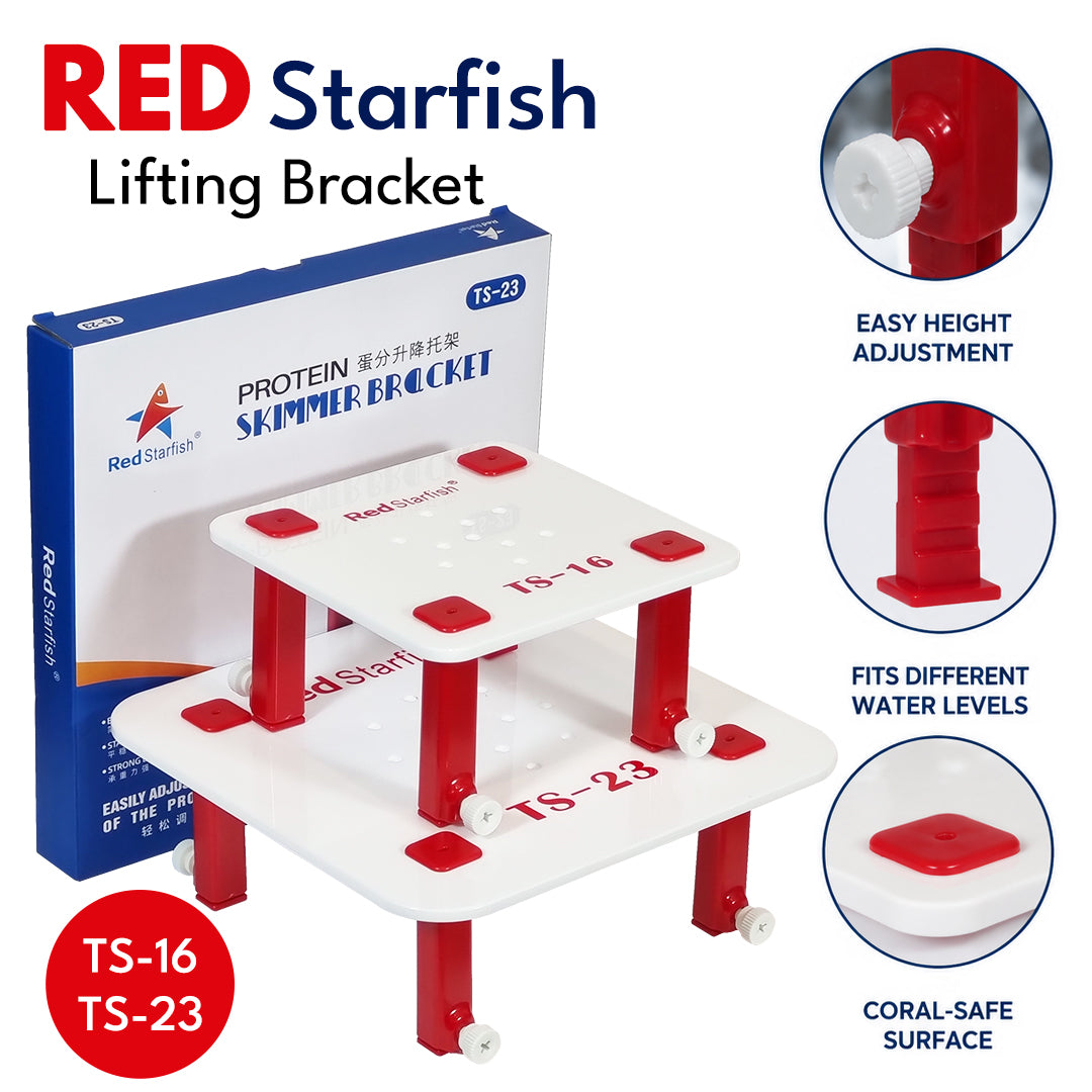 Protein Skimmer Bracket Adjustable Aquarium Mounting Stand for Marine Reef Saltwater Fish Tanks, Water Level Adjustment Holder, Stable Acrylic Support Rack