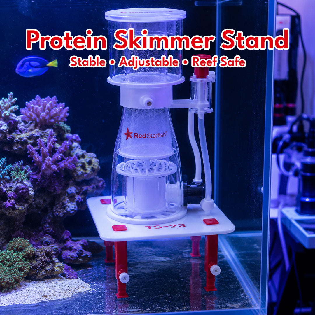 Protein Skimmer Bracket Adjustable Aquarium Mounting Stand for Marine Reef Saltwater Fish Tanks, Water Level Adjustment Holder, Stable Acrylic Support Rack