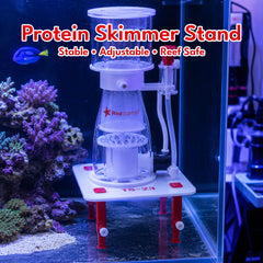 Protein Skimmer Bracket Adjustable Aquarium Mounting Stand for Marine Reef Saltwater Fish Tanks, Water Level Adjustment Holder, Stable Acrylic Support Rack