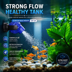 SUNSUN JVP-131 Wave Maker, Aquarium Circulation Pump for Freshwater & Marine Tanks, Powerful Water Flow.