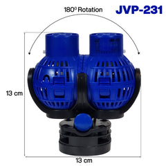 SUNSUN JVP-231 Wave Maker, Dual-Head Aquarium Circulation Pump for Freshwater & Marine Tanks, Powerful Water Flow